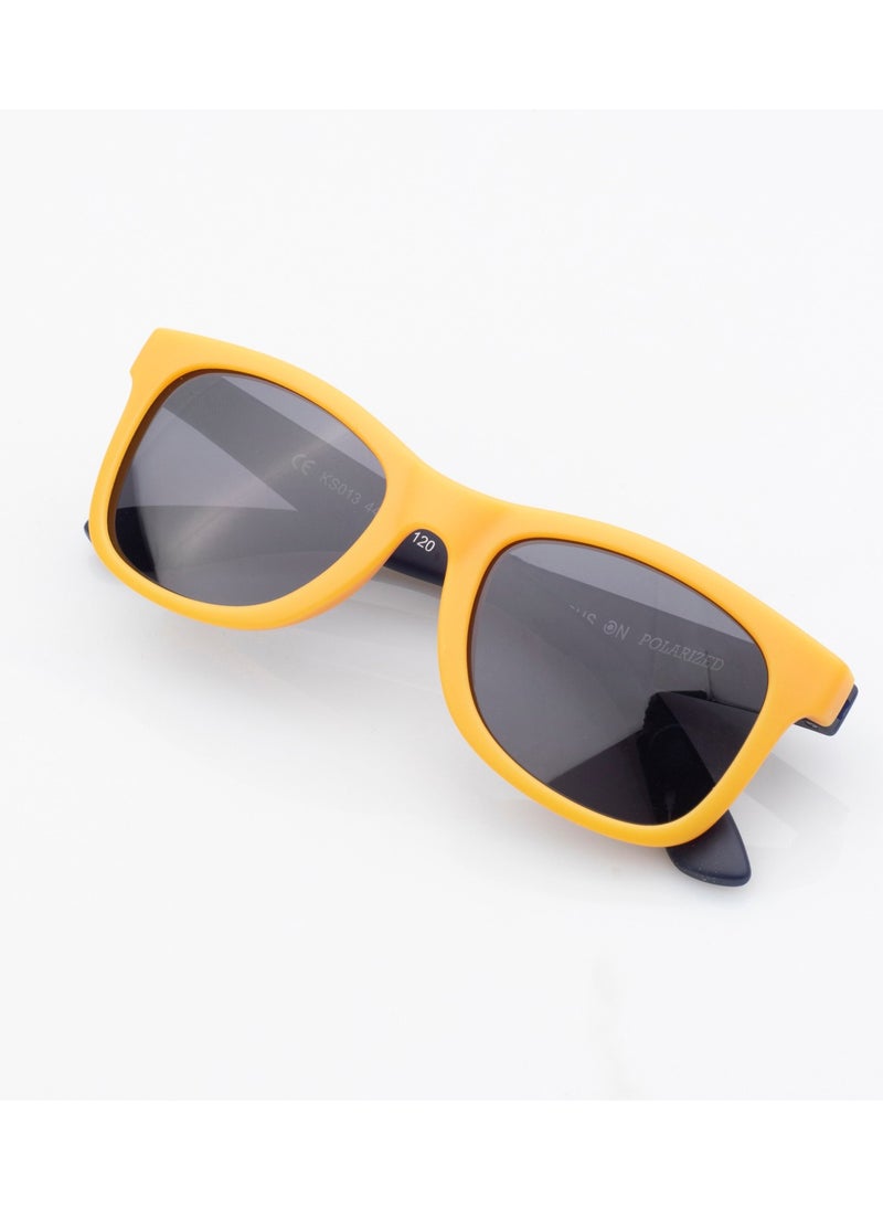 Matte Yellow Red-Polarized Children's Sunglasses