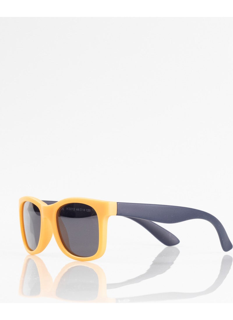Matte Yellow Red-Polarized Children's Sunglasses