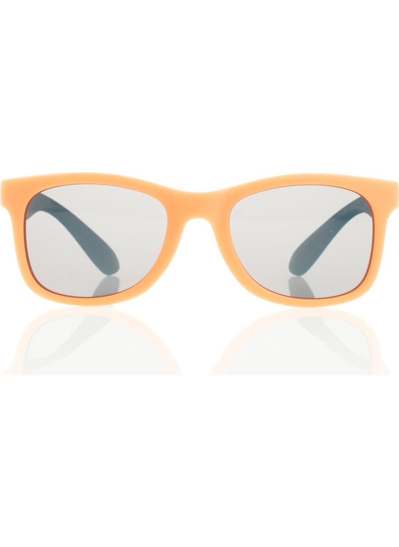 Matte Yellow Red-Polarized Children's Sunglasses