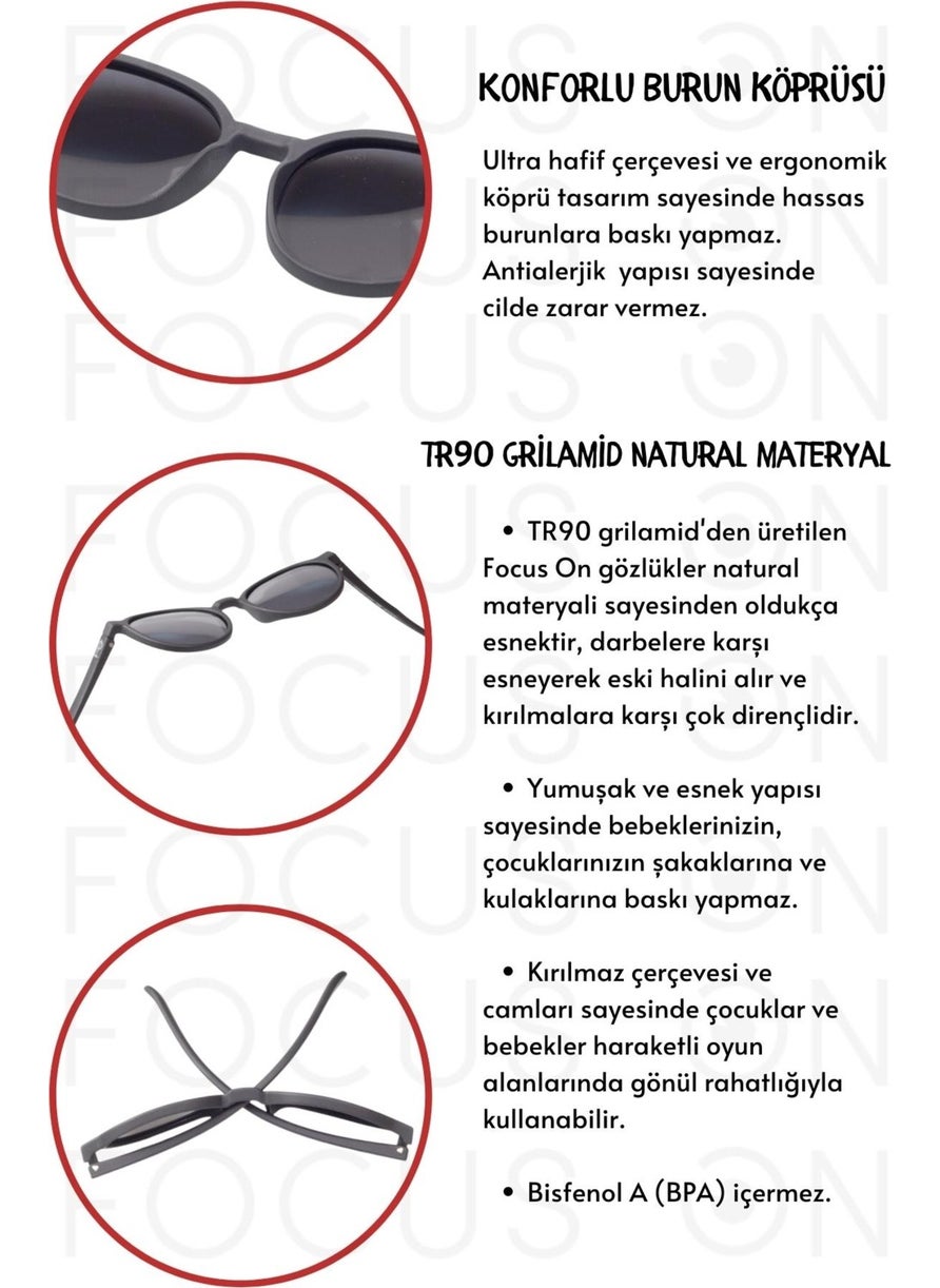 2-5 Years Old Blue Polarized Children's Sunglasses