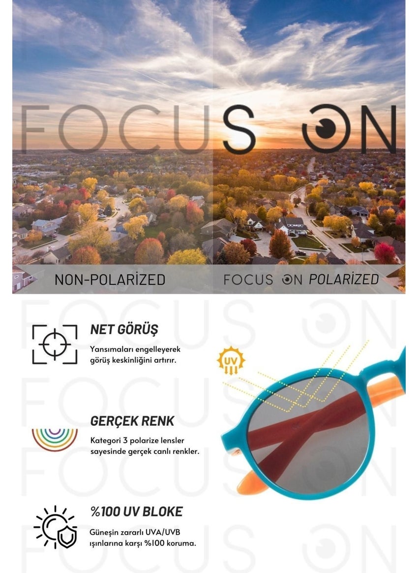 Polarized Children's Sunglasses | 5-10 Years | Flexible Lightweight Unbreakable