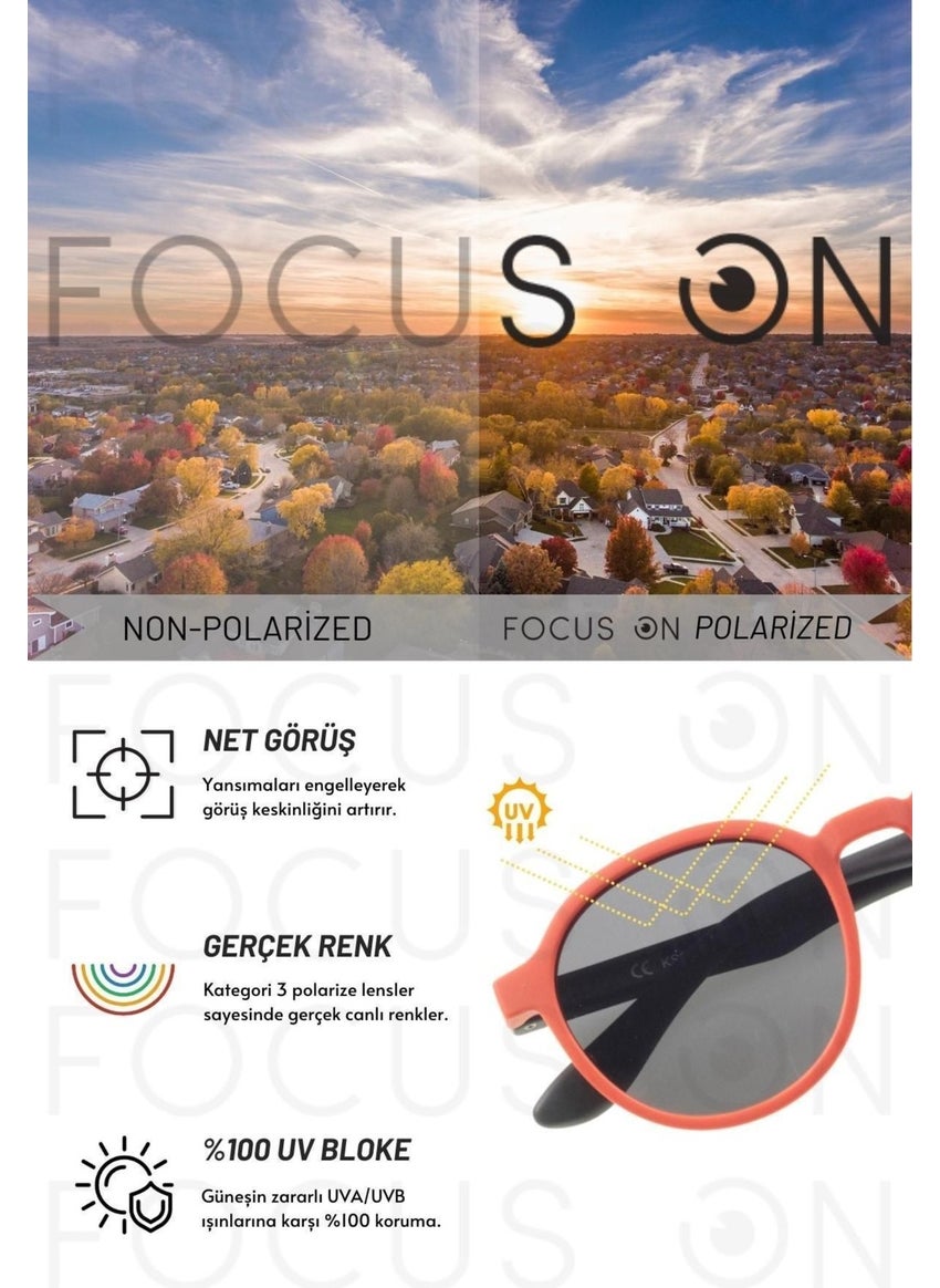 Polarized Children's Sunglasses | 5-10 Years | Flexible Lightweight Unbreakable