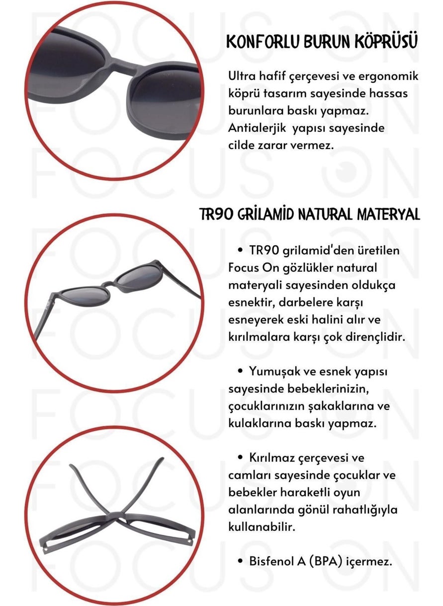 Polarized Children's Sunglasses | 5-10 Years | Flexible Lightweight Unbreakable