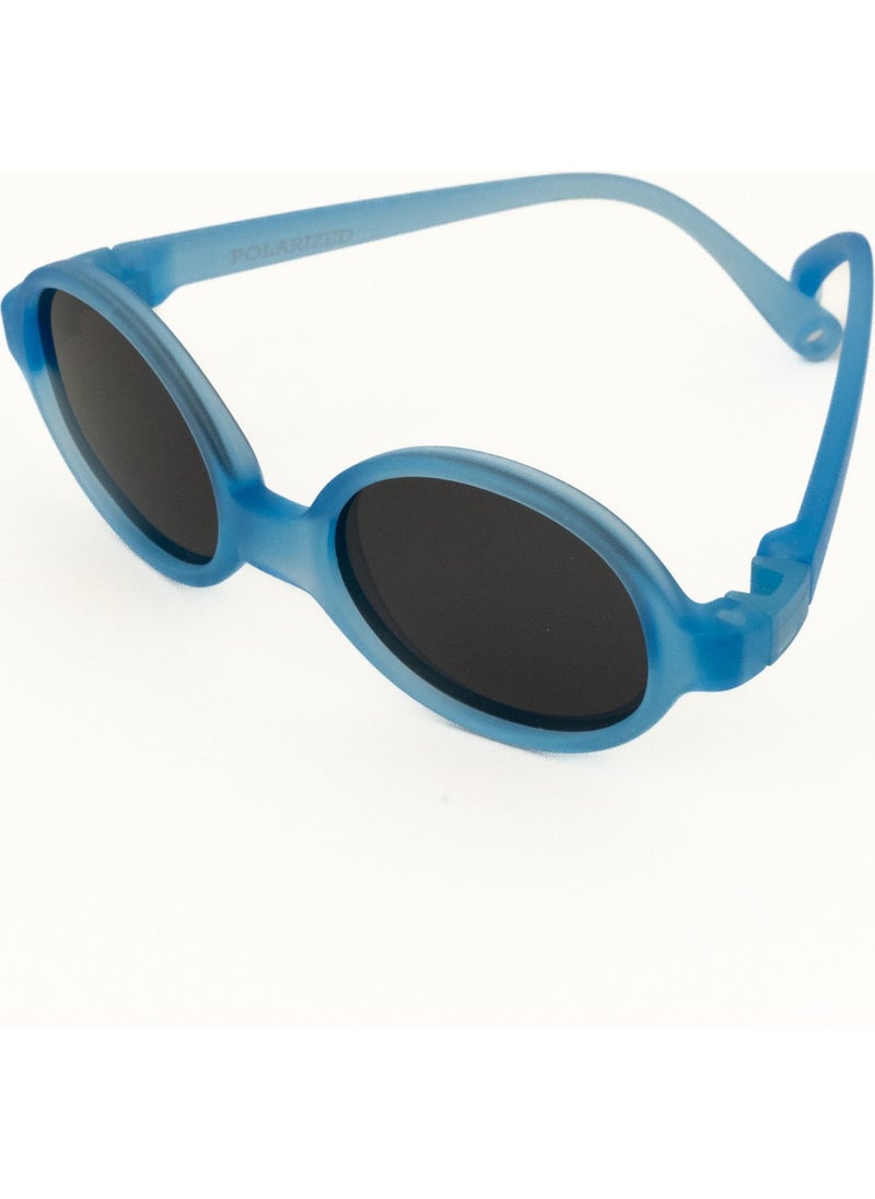 0-12 Months Blue Baby Sunglasses | Flexible, Lightweight, Unbreakable