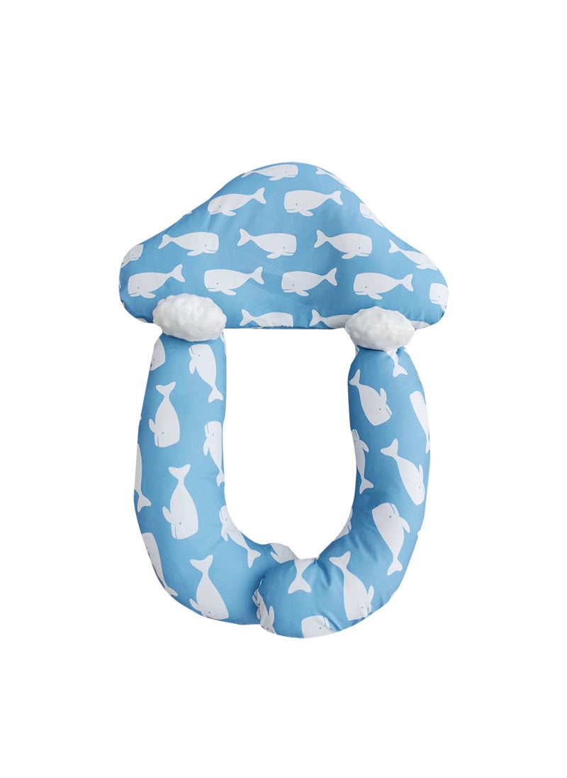 Newborn Baby Pillow 0-3yrs Safe Sleep AidBig Whale Big Whale