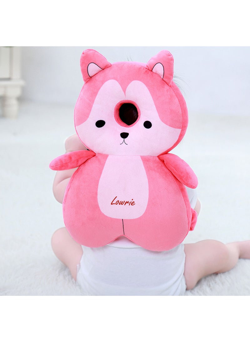 Baby Head Protection Pillow Breathable Anti-Fall BeeNaughty fox (3D flannel large) 34cm pinch called horizontal belt Naughty fox (3D flannel large) 34cm pinch called horizontal belt