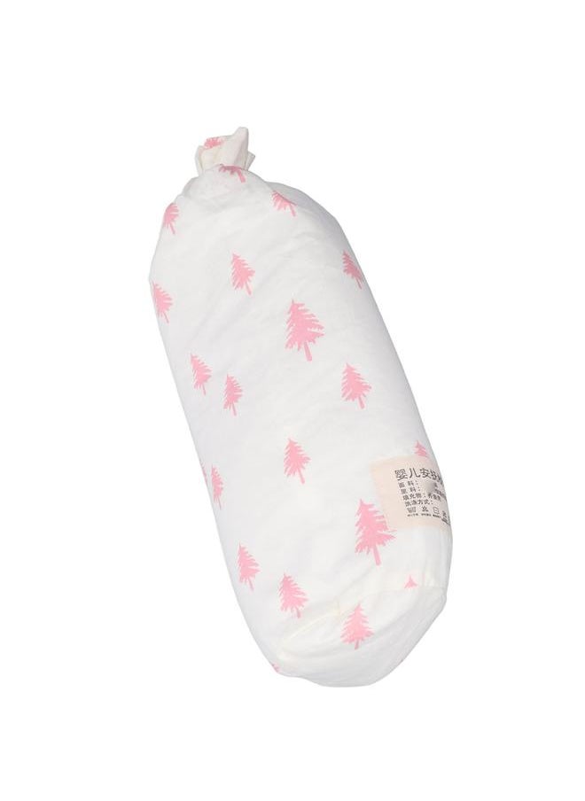 Baby Anti Roll Side Sleep Pillow Soft Comfortable Neck Support Toddler Positioning Back Cushion for Home Red Maple