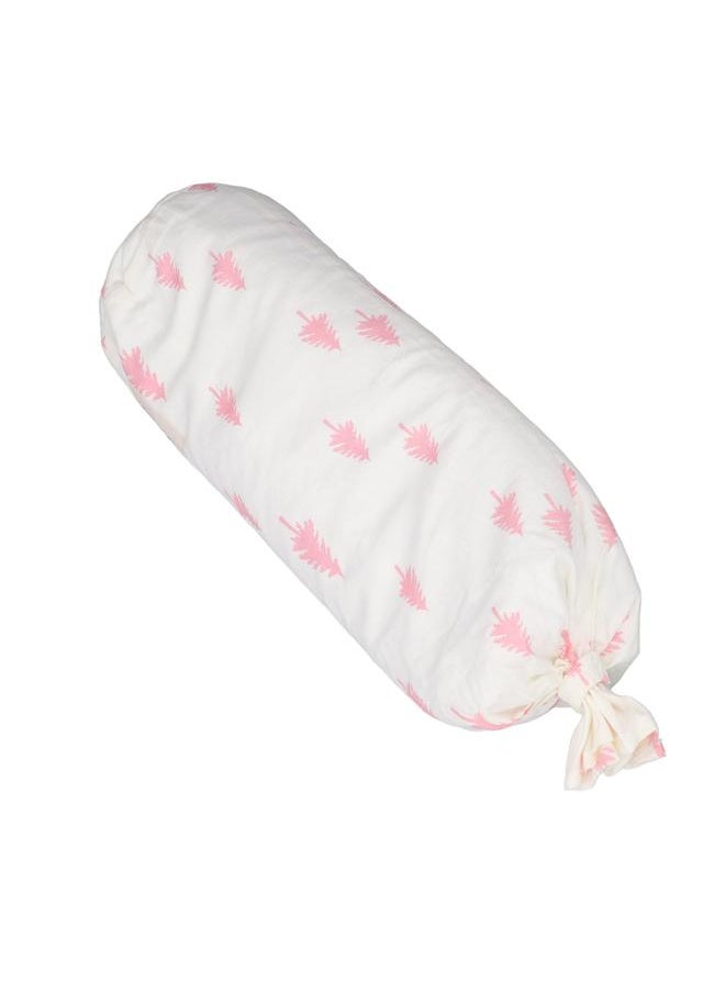 Baby Anti Roll Side Sleep Pillow Soft Comfortable Neck Support Toddler Positioning Back Cushion for Home Red Maple