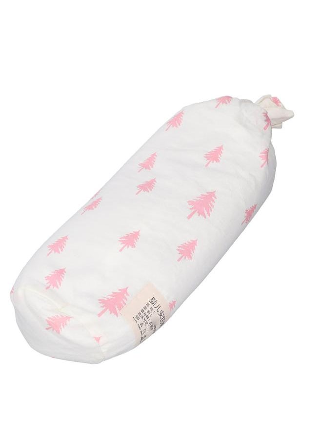 Baby Anti Roll Side Sleep Pillow Soft Comfortable Neck Support Toddler Positioning Back Cushion for Home Red Maple