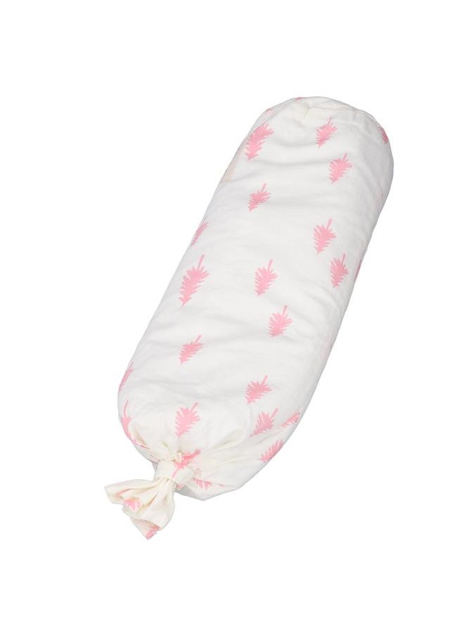 Baby Anti Roll Side Sleep Pillow Soft Comfortable Neck Support Toddler Positioning Back Cushion for Home Red Maple
