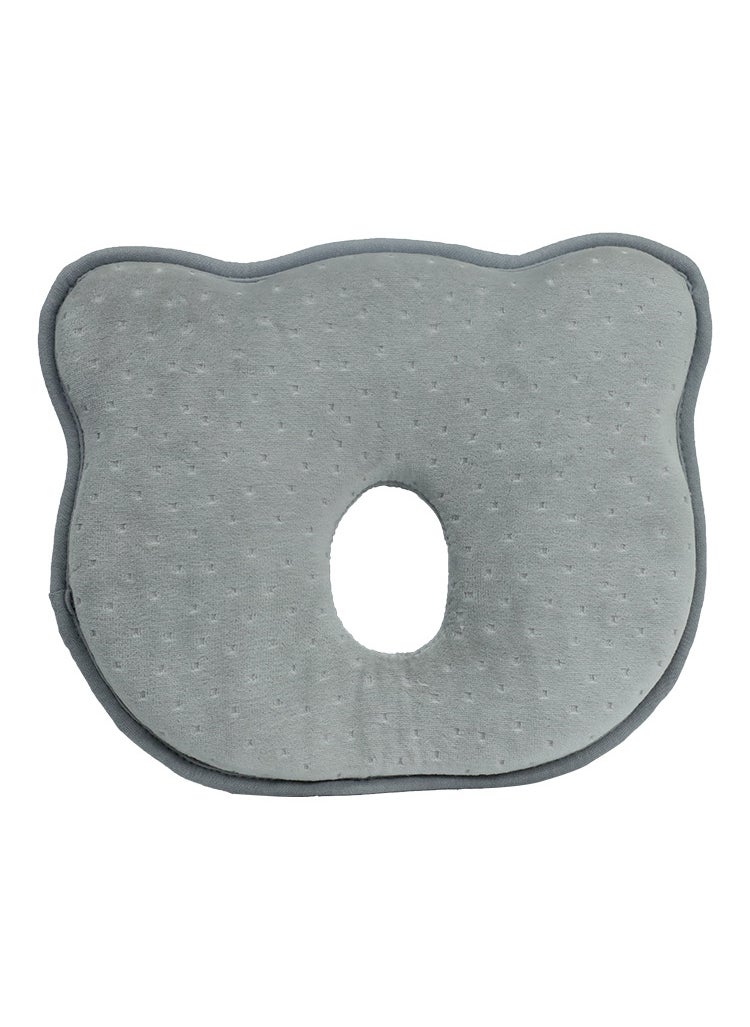 Baby Pillow Four Seasons Styling Pillow Anti-deviation Head Male and Female Baby Head Correcting Pillow Newborn Pillow Core Spot Grey