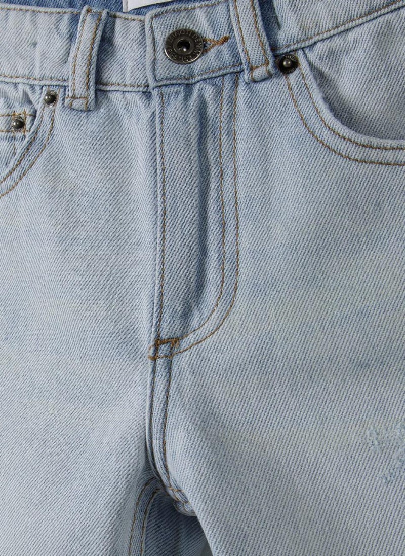 Kids Boys Ripped Denim Shorts