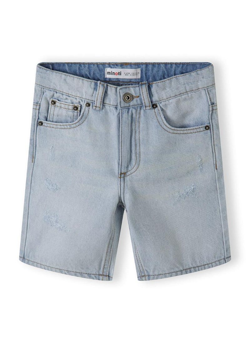 Kids Boys Ripped Denim Shorts