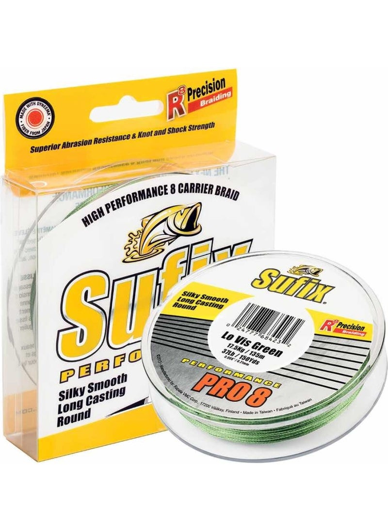 Performance Pro8 Line Lo Vis GREEN-0.12MM - 275MT - 8.2kg