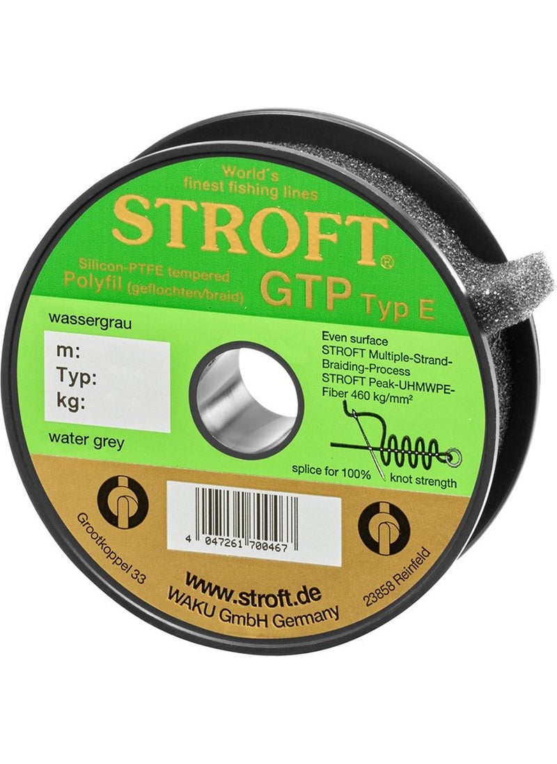 Gtp Typ E Braided Fishing Line Gray