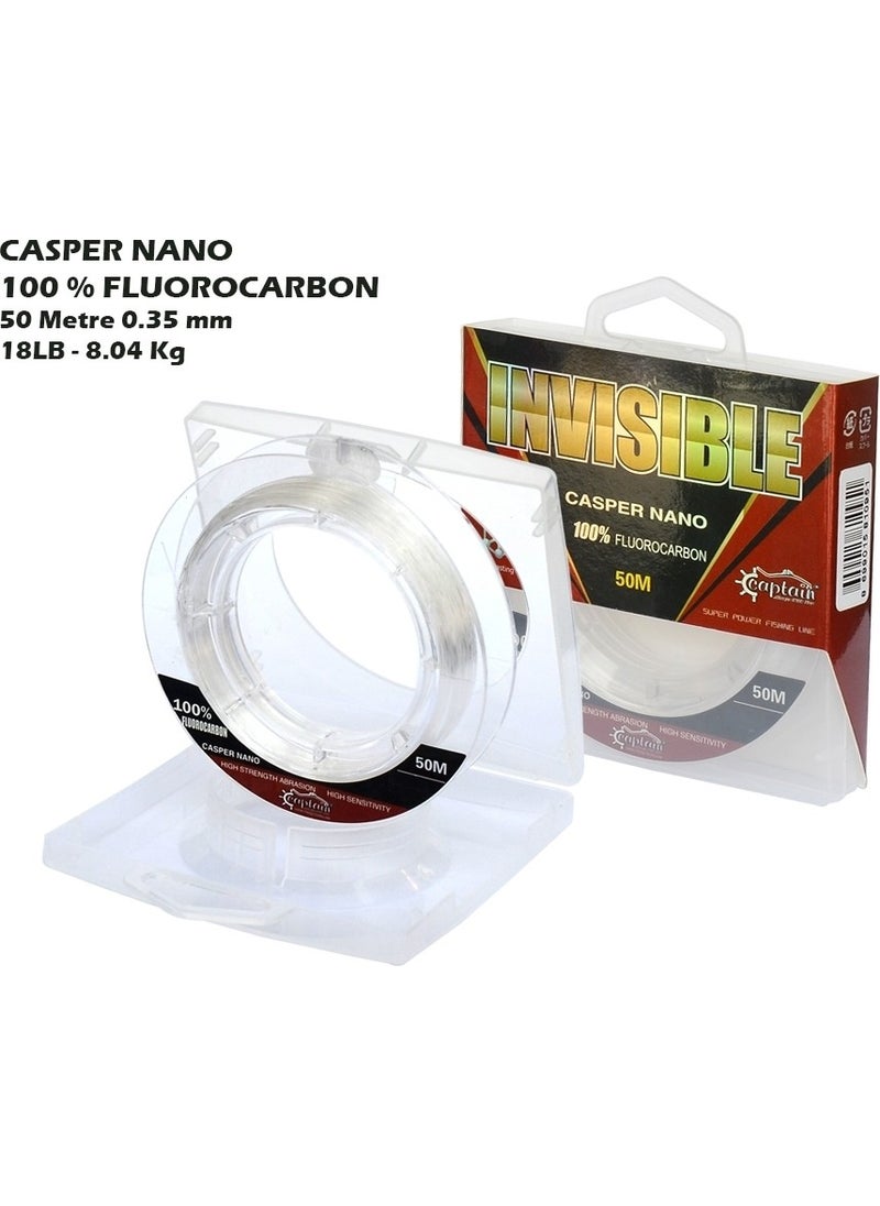 Casper Nano 100% Fluorocarbon 50 Mt 0.35 Mm