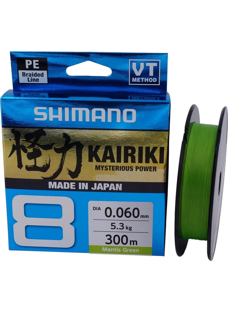 Line Kairiki Mantis Green 0,20MM 300MT 8ply