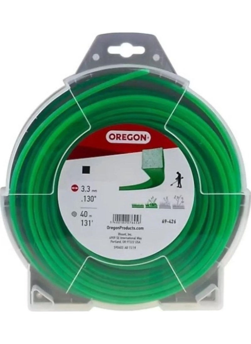 69-426 Scythe Line 4 Corners 3.3 mm 40 mt (Green)