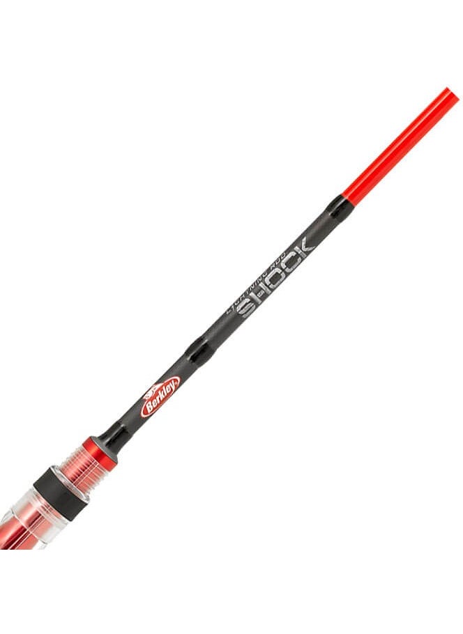 Shock Spinning Spin Fishing Pole RED-244CM - 10-35G