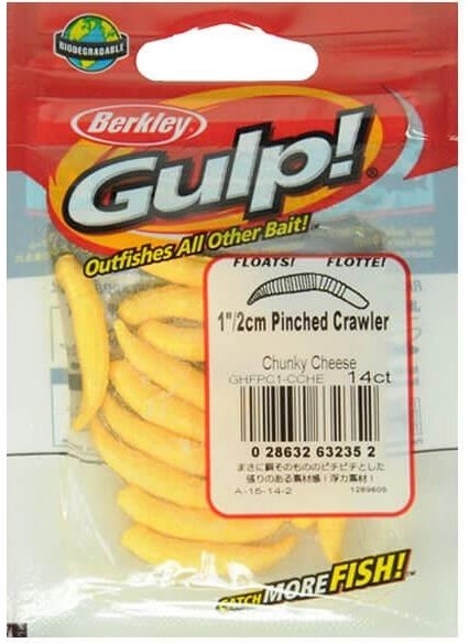 Gulp Floating Pinched Crawler Fake Wolf 2 cm 14pcs