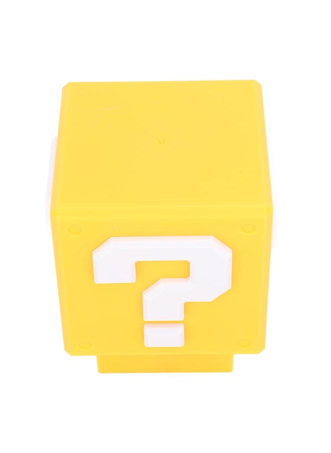 Super Question Night Light LED Block Simulated Sound Light USB Rechargeable Compact Bedside Lamp for Boys Girls Bedroom