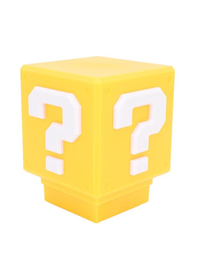 Super Question Night Light LED Block Simulated Sound Light USB Rechargeable Compact Bedside Lamp for Boys Girls Bedroom