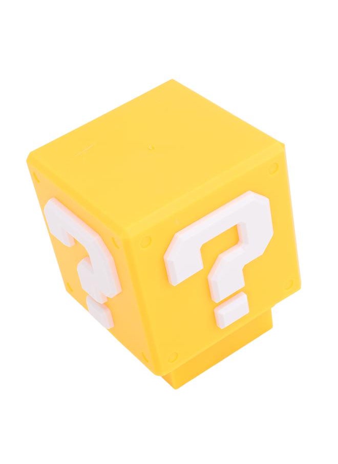 Super Question Night Light LED Block Simulated Sound Light USB Rechargeable Compact Bedside Lamp for Boys Girls Bedroom