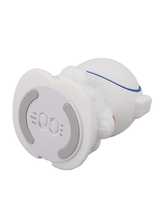 Astronaut Night Light Soft Waterproof Silicone Night Light USB Rechargeable Night Lamp for Bedroom Dormitory Camping