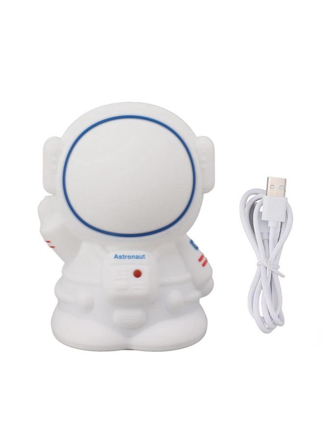 Astronaut Night Light Soft Waterproof Silicone Night Light USB Rechargeable Night Lamp for Bedroom Dormitory Camping