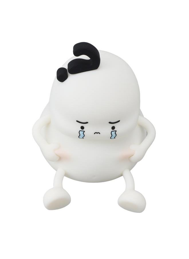 Silicone Night Light Cute Shape Tap Control 1200mAh USB Rechargeable Warm Light Cute Nursery Lamp for Bedroom Bedside