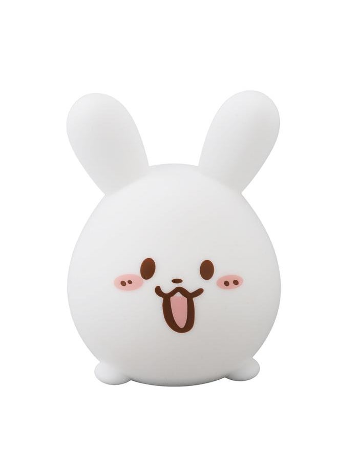 Tap Night Light USB Charge Seven Colors Bunny Silicone Bedside Lamp for Kids Room Bedroom Decoration