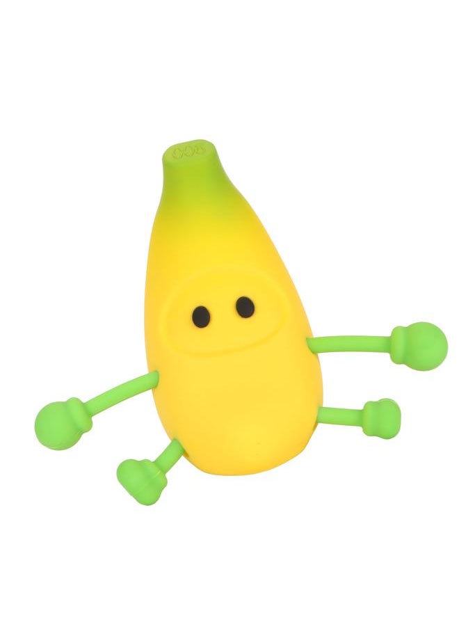 Banana Cute Night Lamp LED 500mAh 3 Brightness Levels Touch Control USB Type C Soft Nursery Nightlight for Home