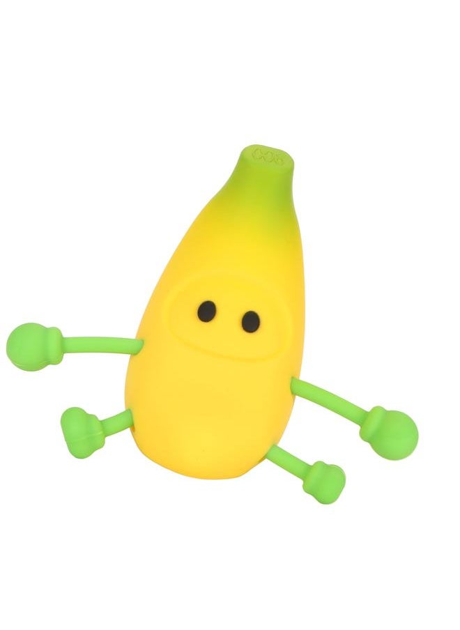 Banana Cute Night Lamp LED 500mAh 3 Brightness Levels Touch Control USB Type C Soft Nursery Nightlight for Home