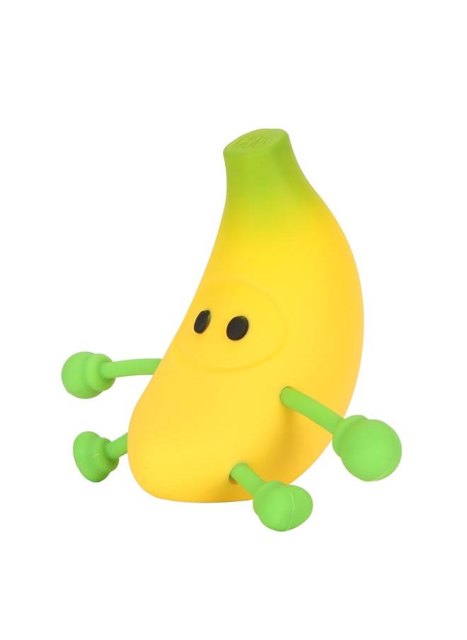 Banana Cute Night Lamp LED 500mAh 3 Brightness Levels Touch Control USB Type C Soft Nursery Nightlight for Home