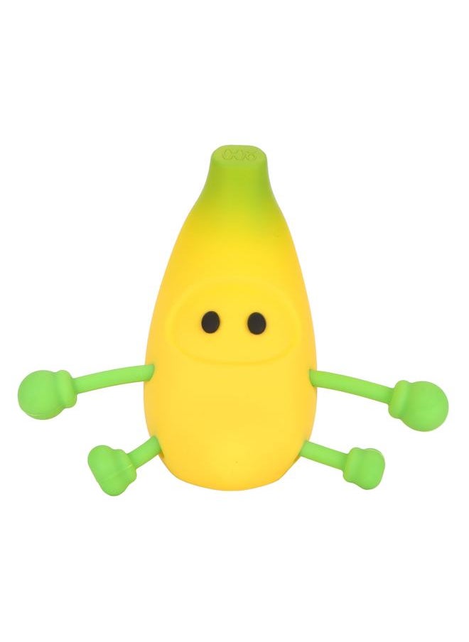 Banana Cute Night Lamp LED 500mAh 3 Brightness Levels Touch Control USB Type C Soft Nursery Nightlight for Home