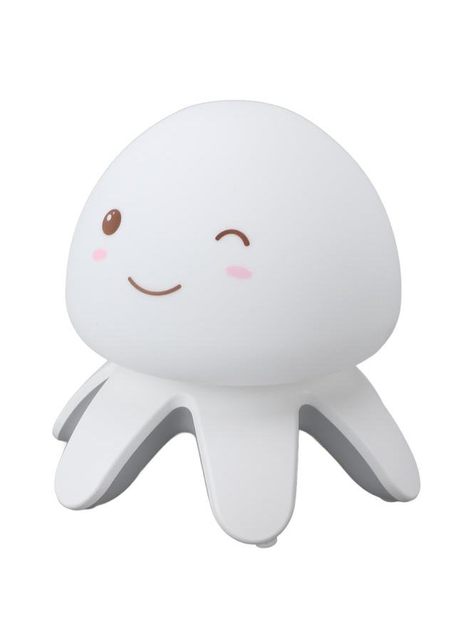 Night Light Jellyfish Shape Cute Remote Control RGB Silicone Tap Lamp with Music Player for Decoration