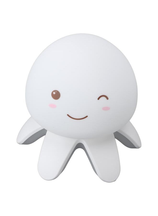 Night Light Jellyfish Shape Cute Remote Control RGB Silicone Tap Lamp with Music Player for Decoration