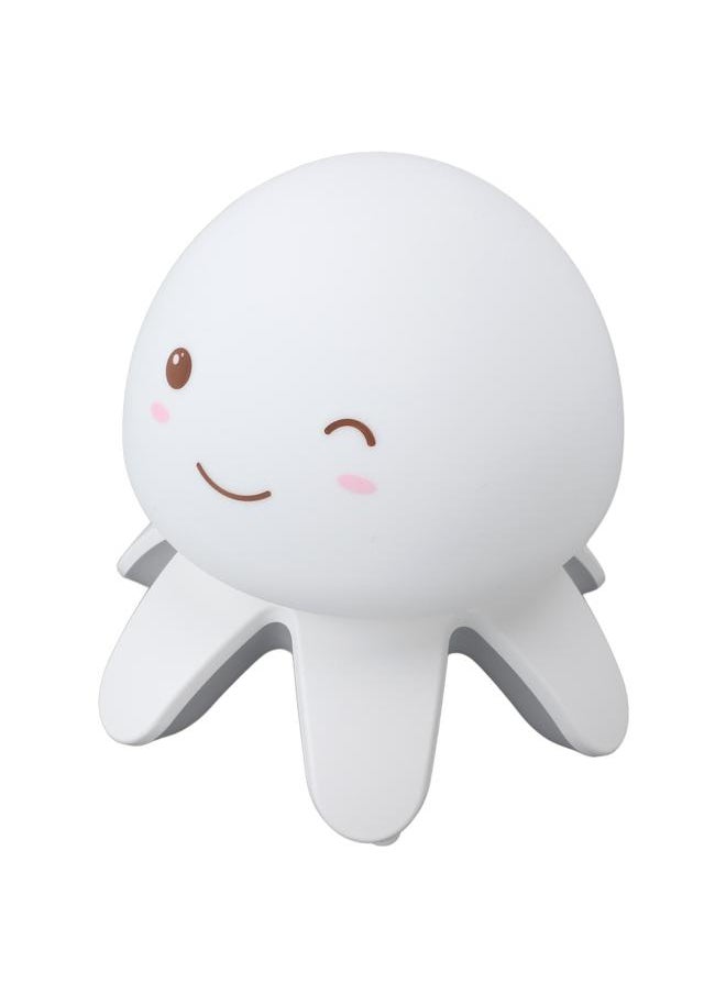 Night Light Jellyfish Shape Cute Remote Control RGB Silicone Tap Lamp with Music Player for Decoration