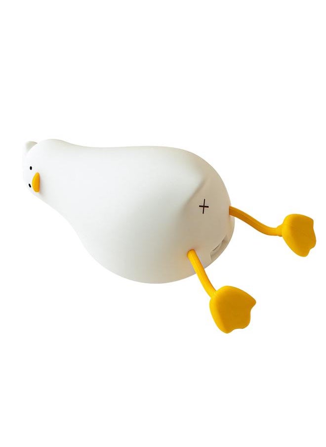 Duck Night Light Cute Silicone LED Night Lamp 1200mAh Rechargeable Animal Nursery Nightlight for Bedside Bedroom Dormitory