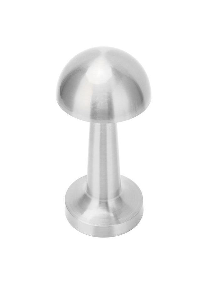 Cordless Mushroom Table Lamp USB Rechargeable 3 Colors Adjustable Dimmable Metal Cute Bedside Lamp for Kids Nursing Nursery Silver