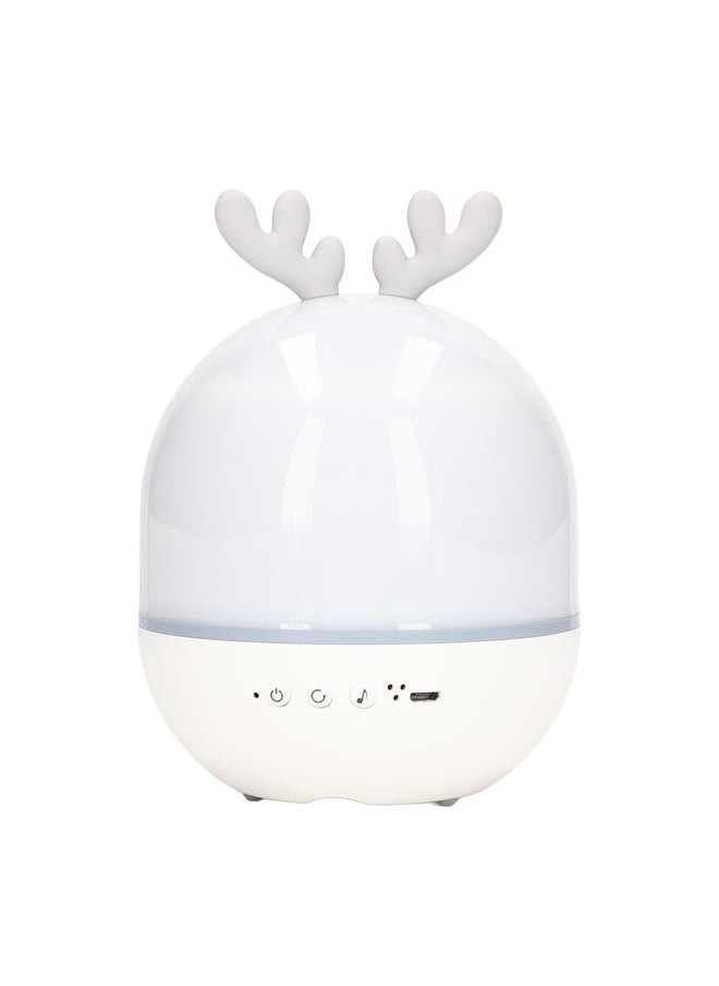 Kids Night Light Projector Star Sky Night Light Music Box Adjustable Color Remote Control Kids Night Light for Bedroom Cute Deer