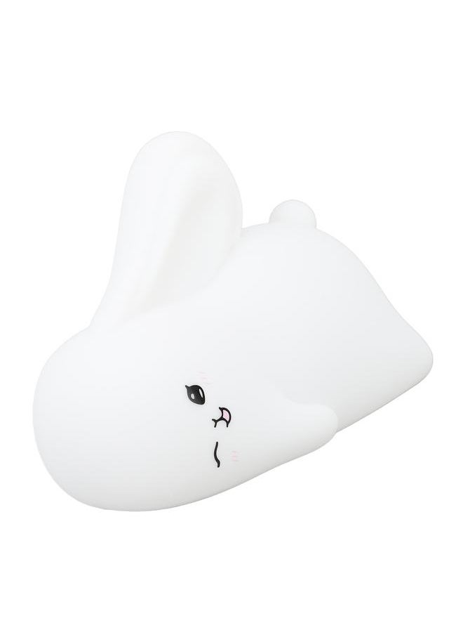Night Light Silicone Cute Rabbit USB Rechargeable LED 1200mAh Night Lamp for Infant Breastfeeding Sleep Nurseries