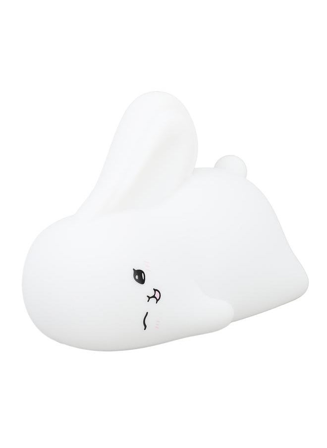 Night Light Silicone Cute Rabbit USB Rechargeable LED 1200mAh Night Lamp for Infant Breastfeeding Sleep Nurseries