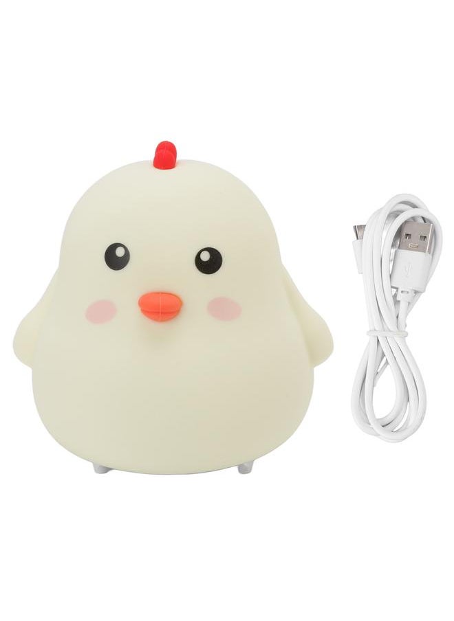 LED Night Light Innovative Chick Shape Night Light USB Charging Kids Baby Cute Night Lamp with Touch Sensor