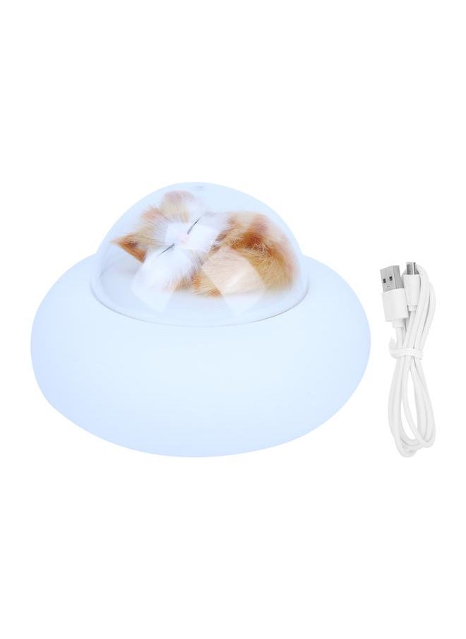 Silicone Tap Night Light Rechargeable 7 Color LED Sleeping Night Light Home DecorationCat