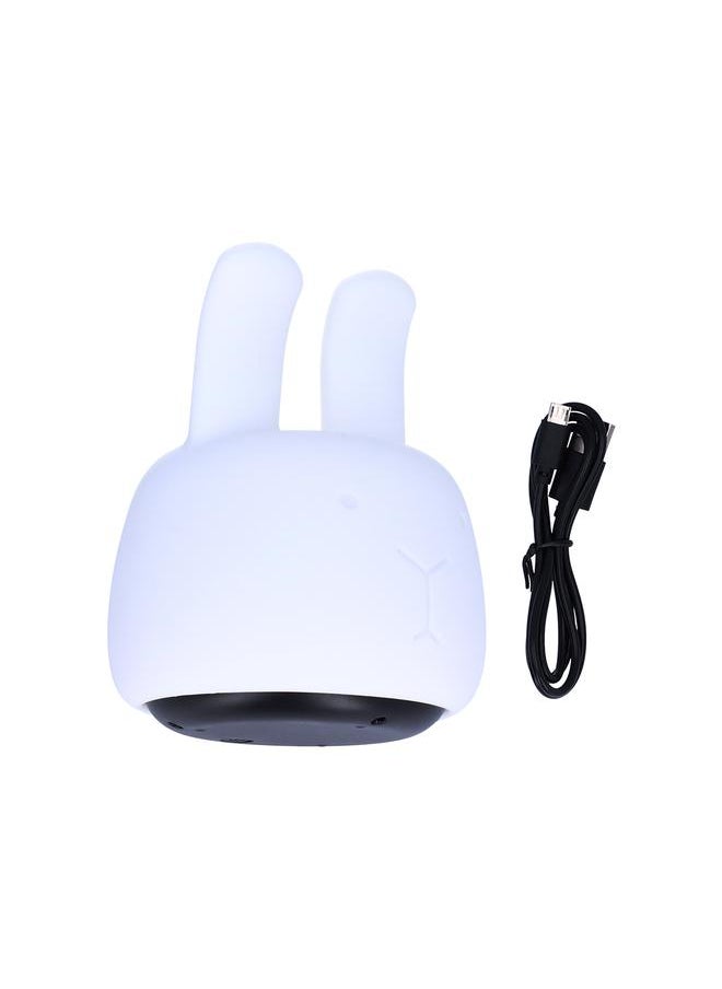 Rabbit Shape Tap Night Light Silicone 7 Color LED Rechargeable Tap Pat Night Light