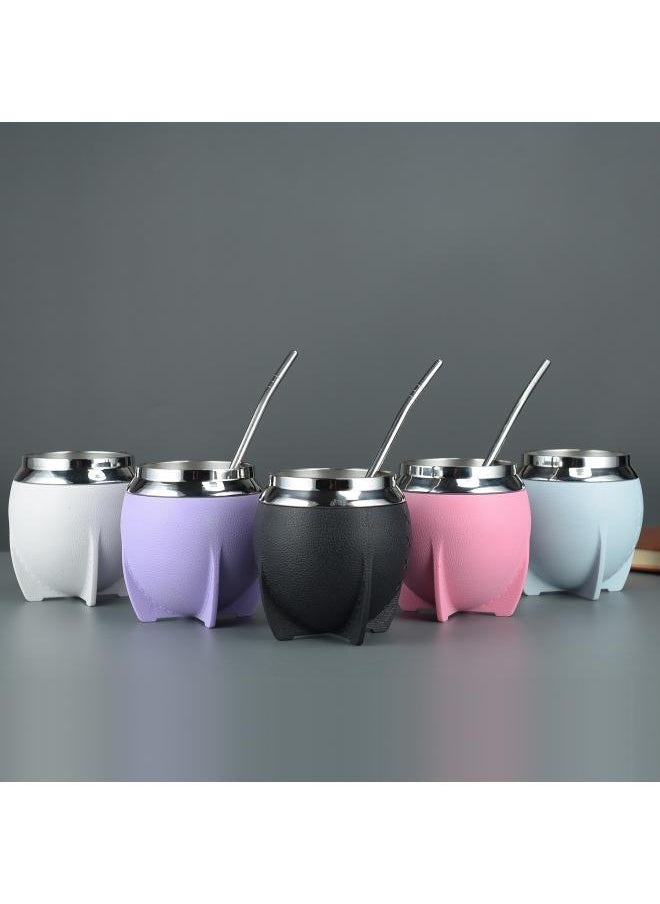 High-value Creative Argentina Madai Cup New Stainless Steel Madai Cup Double-layer Mate Tea Special Water Cup
