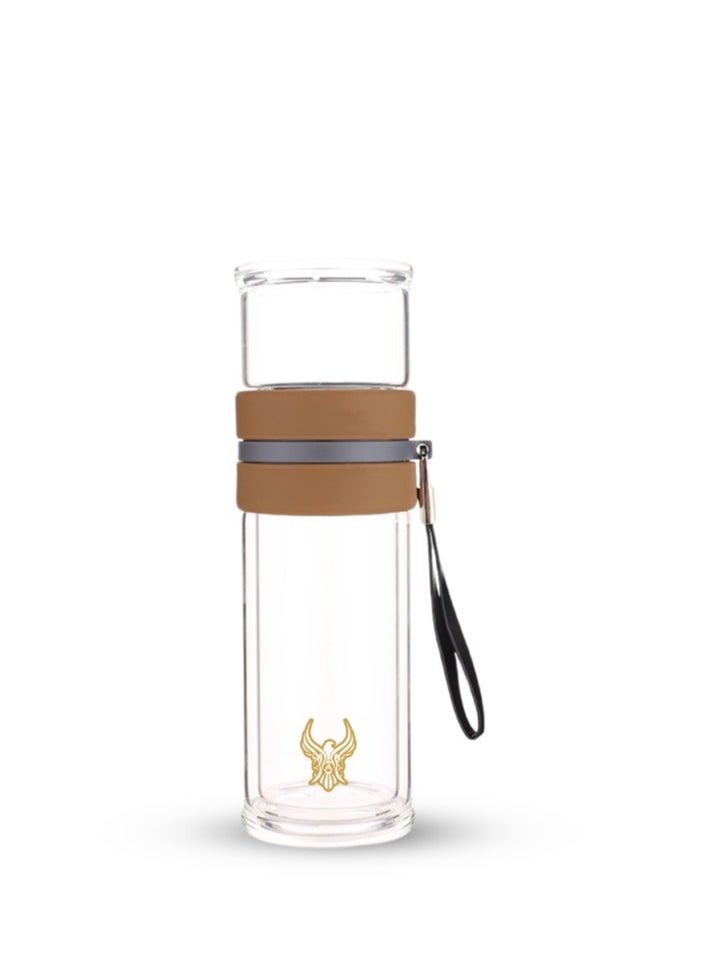 DEVELOPED GLASS TEA CUP 2 WITH STORAGE BAG