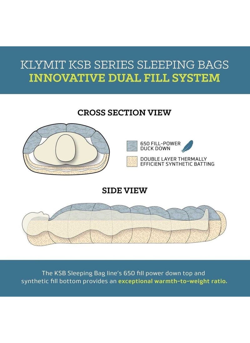 Klymit Goose Down Mummy Type Sleeping Bag