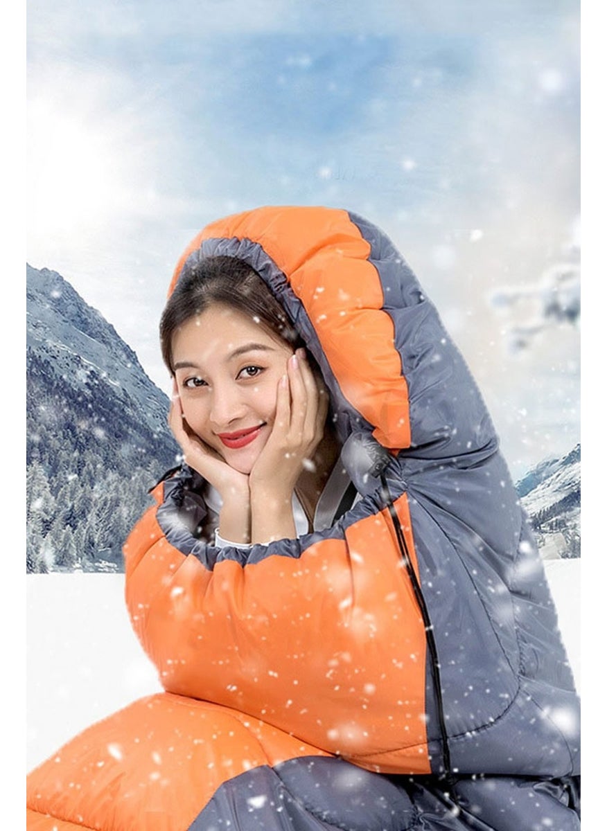 Legendary CAMP - Sleeping Bag 2kg +5c To -10C - Orange